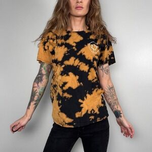 Vintage-Style Tie-Dye "Choose Happy" UNISEX Tee Chemistry | Size Medium